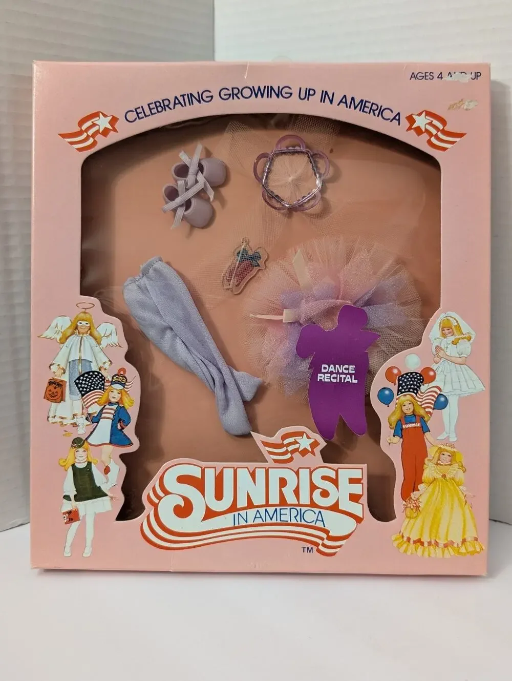 Vintage 1982 Sunrise in America Dance Recital Ballerina Doll Outfit Gatabox New